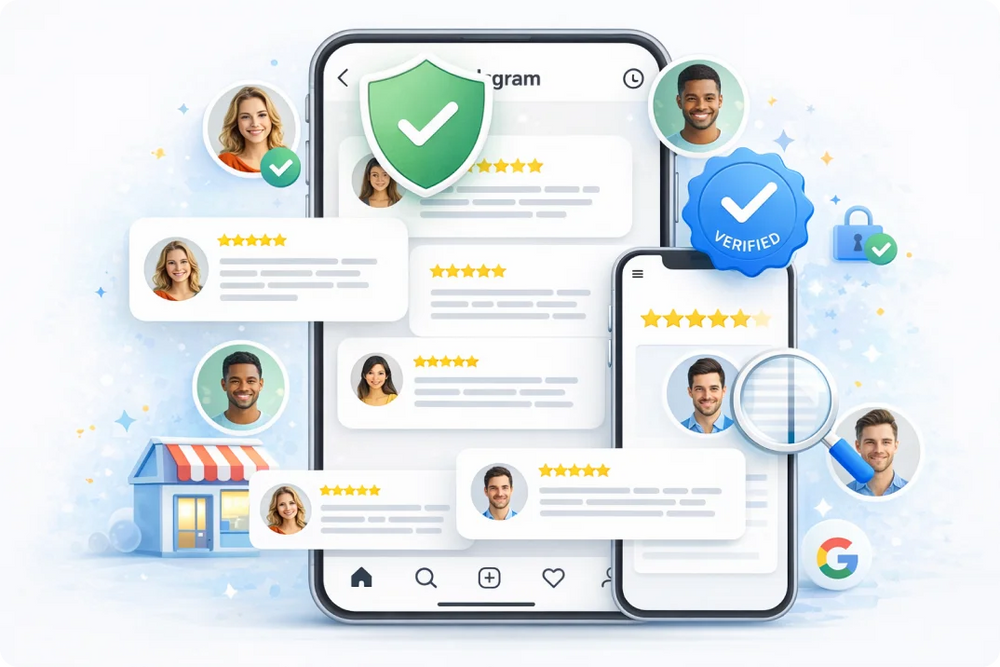 Principales raisons d'acheter des avis Google